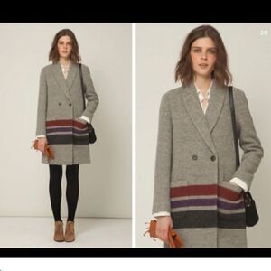 Steven Alan Randall Striped Coat NWT
